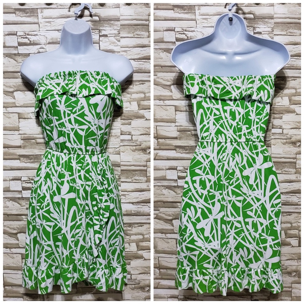 Lilly Pulitzer Flor Light My Fire Strapless Dress